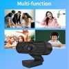 Webcam USB flexible HD/1080P/PC avec microphone pour ordinateur - Image 2